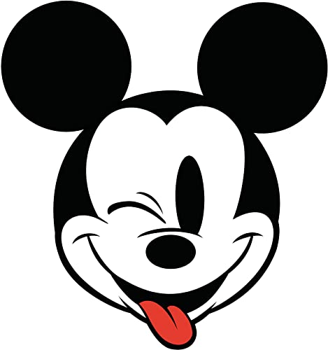 Komar Disney DOT runde und selbstklebende Vlies Fototapete - Mickey Head Optimism - Ø Durchmesser 125 cm - Kinderzimmer, Wandtattoo - DD1-057 Komar Disney DOT runde und selbstklebende Vlies Fototapete - Mickey Head Optimism - Ø Durchmesser 125 cm - Kinderzimmer, Wandtattoo - DD1-057 von Komar