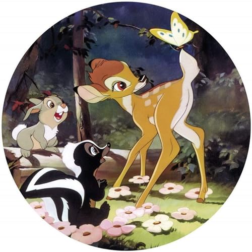Komar Disney DOT runde und selbstklebende Vlies Fototapete von Disney - Bambi Butterfly - Ø Durchmesser 125 cm - Reh, Babyzimmer, Kinderzimmer, Wandtattoo - DD1-045 Komar Disney DOT runde und selbstklebende Vlies Fototapete von Disney - Bambi Butterfly - Ø Durchmesser 125 cm - Reh, Babyzimmer, Kinderzimmer, Wandtattoo - DD1-045 von Komar