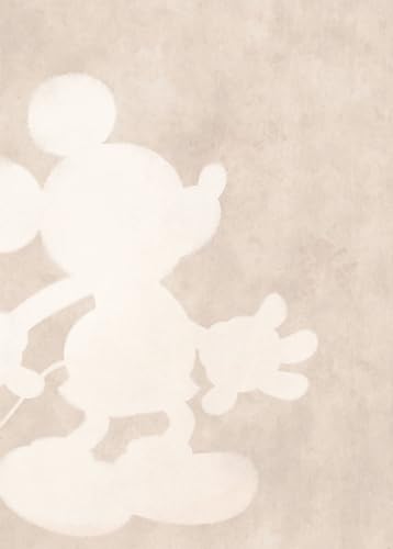 Komar Disney Vlies Fototapete - Mickey Contour - Größe: 200 x 280 cm (Breite x Höhe) - Mouse, Kindertapete, Kinderzimmer, Tapete - IADX4-052 von Komar