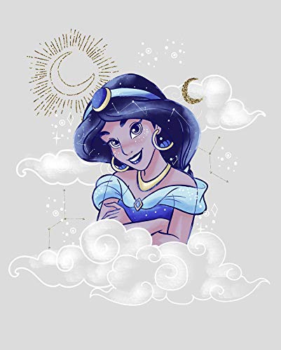 Komar Disney Wandbild Jasmin Clouds | Kinderzimmer, Babyzimmer, Dekoration, Kunstdruck | ohne Rahmen | WB083-40x50 | Größe: 40 x 50 cm (Breite x Höhe) von Komar