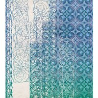 Komar Fototapete Art Nouveau Bleu B/L: ca. 250x280 cm Komar Fototapete Art Nouveau Bleu B/L: ca. 250x280 cm von Komar