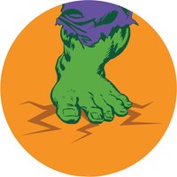 Komar Fototapete "Avengers Hulks Foot Pop Art" von Komar