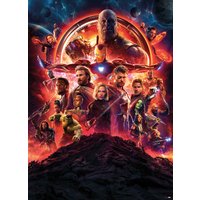 Komar Fototapete "Avengers-Infinity-War-Movie-Poster - Größe 184 x 254 cm", bedruckt, Kinderzimmer von Komar