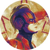 Komar Fototapete "Avengers Painting Captain Marvel Helmet" von Komar