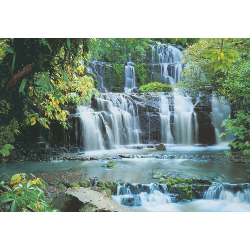 Komar Fototapete Pura Kaunui Falls Grün 368 x 254 cm 610938 von Komar