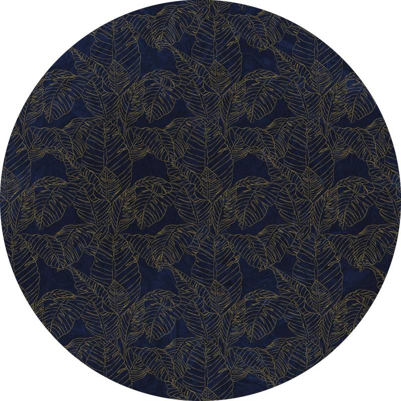 Komar Vlies Fototapete Dot Royal Blue Ø 125 cm, selbstklebend von Komar