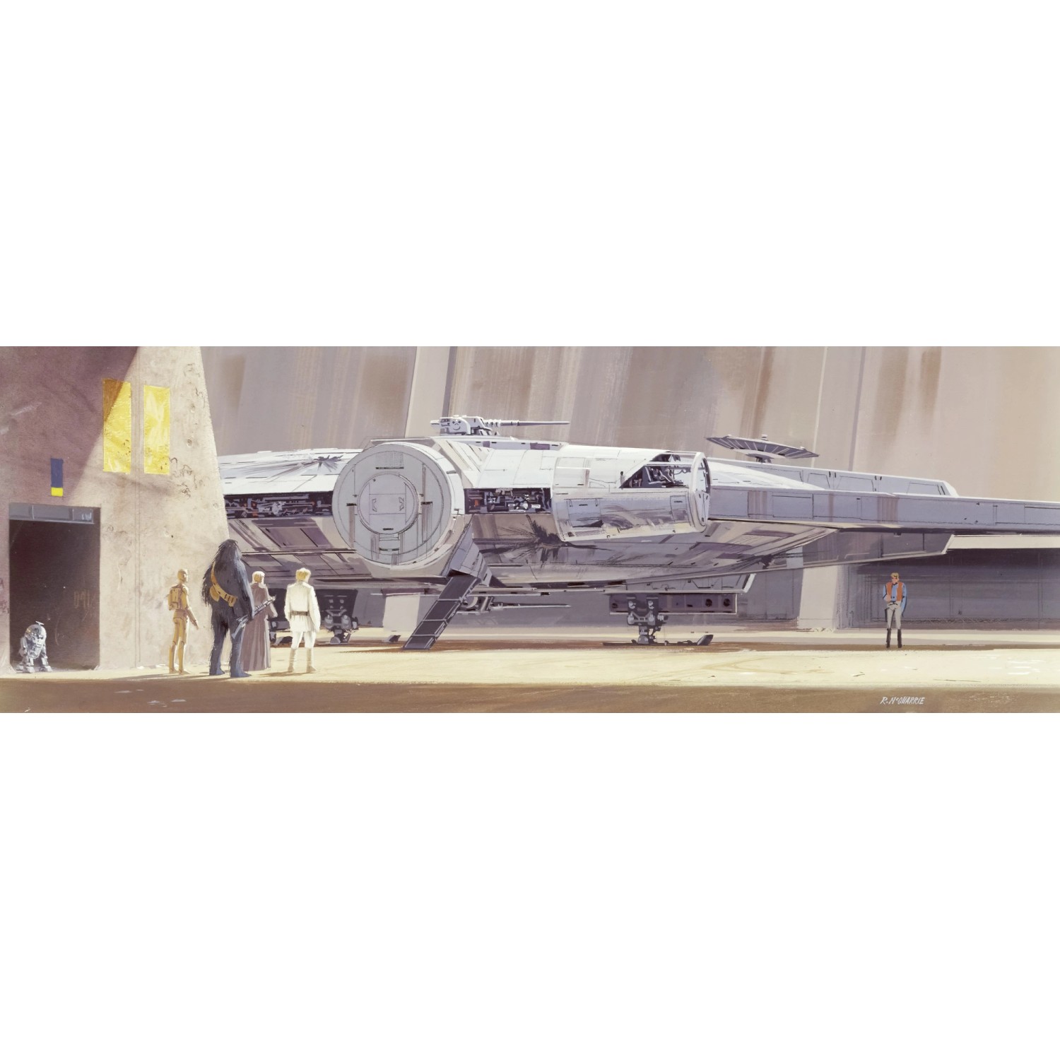 Komar Fototapete STAR WARS Classic RMQ MilleniumFalcon 368 x 127 cm Komar Fototapete STAR WARS Classic RMQ MilleniumFalcon 368 x 127 cm von Komar