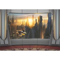 Komar Fototapete "Star Wars Coruscant View" von Komar