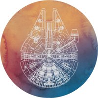 Komar Fototapete "Star Wars Millennium Falcon" von Komar