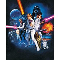 Komar Fototapete Star Wars Poster Classic 1 B/L: ca. 200x250 cm Komar Fototapete Star Wars Poster Classic 1 B/L: ca. 200x250 cm von Komar