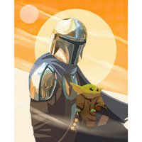 Komar Fototapete The Mandalorian Hunt for Grogu B/L: ca. 200x250 cm von Komar