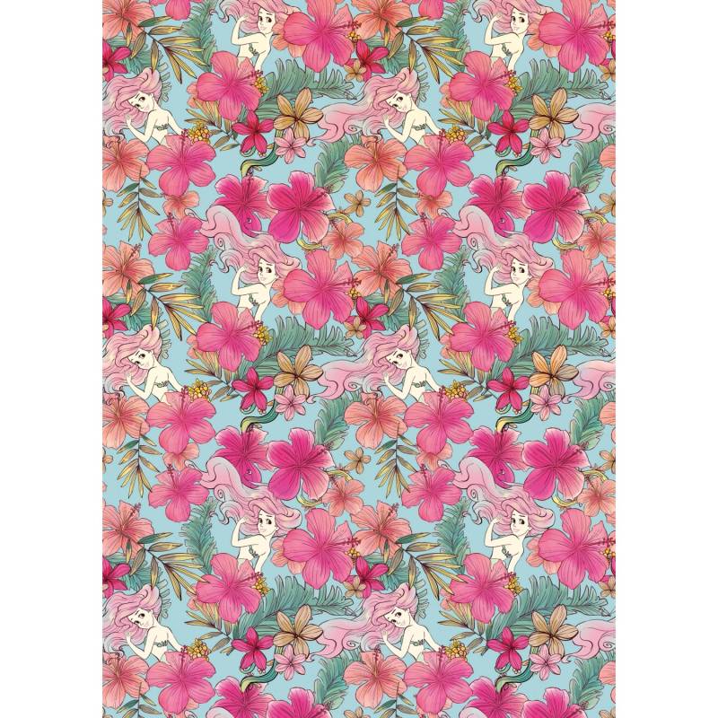 Komar Fototapete Vlies Ariel - Pink Flower  200 x 280 cm von Komar