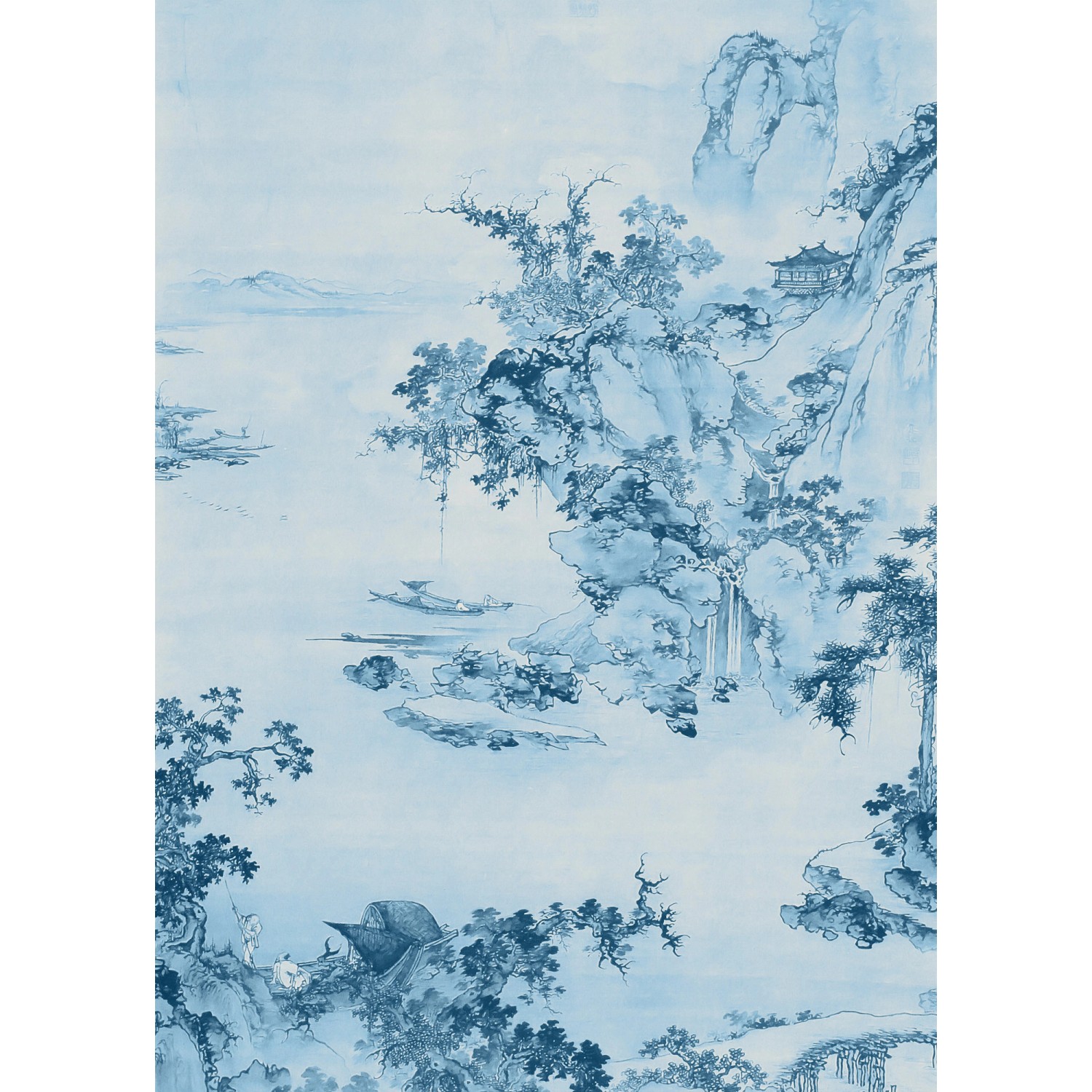 Komar Fototapete Vlies Blue China  200 x 280 cm von Komar