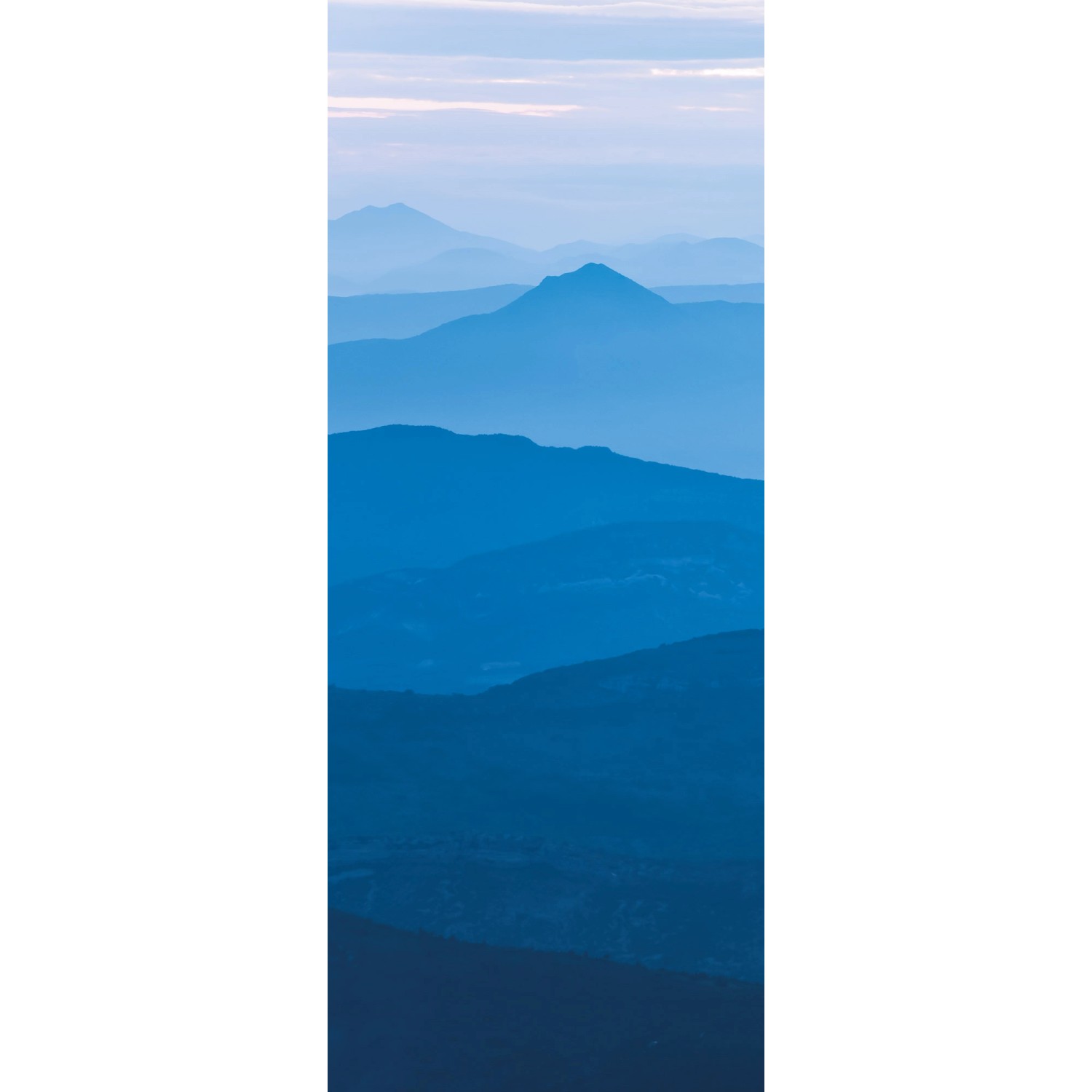 Komar Fototapete Vlies Blue Mountain  Panel 100 x 250 cm  100 x 250 cm von Komar