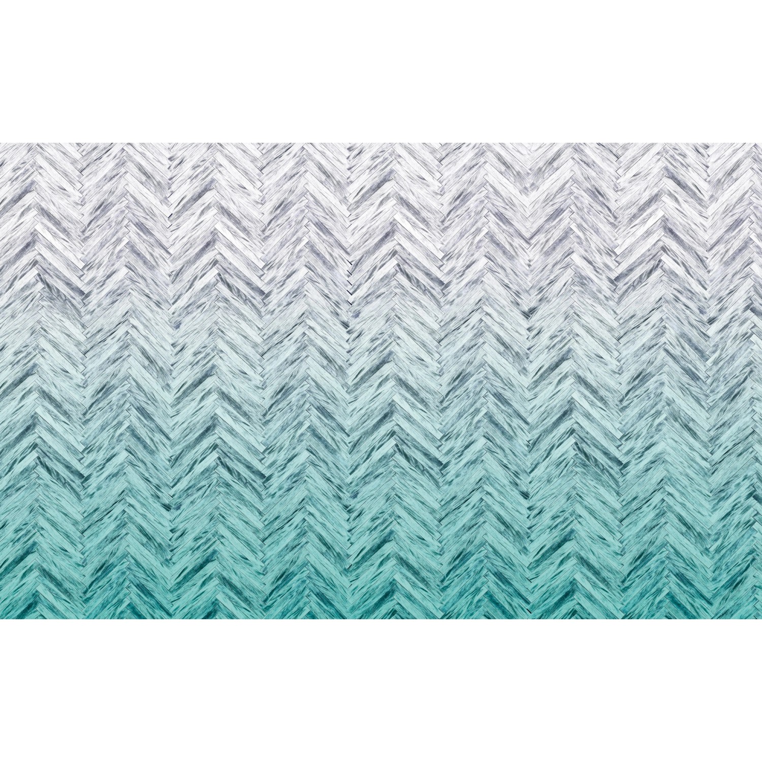 Komar Fototapete Vlies Herringbone Mint  400 x 250 cm von Komar