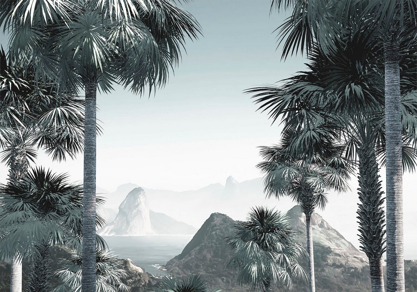 Komar Vliestapete Digitaldruck Vlies - Guanabara - Größe 400 x 280 cm, glatt, bedruckt, Wohnzimmer, Schlafzimmer Komar Vliestapete Digitaldruck Vlies - Guanabara - Größe 400 x 280 cm, glatt, bedruckt, Wohnzimmer, Schlafzimmer von Komar