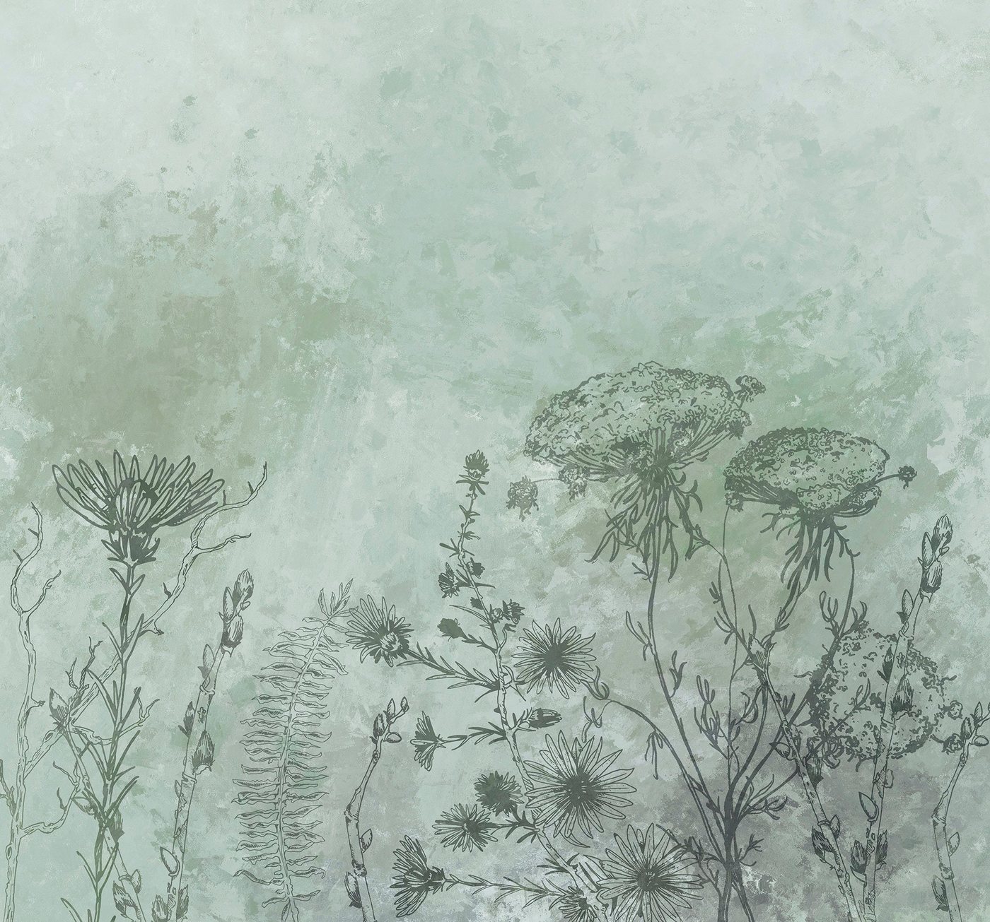 Komar Vliestapete Digitaldruck Vlies - Whiff - Größe 300 x 280 cm, glatt, bedruckt, Wohnzimmer, Schlafzimmer Komar Vliestapete Digitaldruck Vlies - Whiff - Größe 300 x 280 cm, glatt, bedruckt, Wohnzimmer, Schlafzimmer von Komar