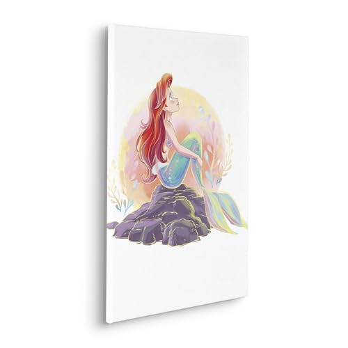 Komar Keilrahmenbild - Disney Ariel Sunrise - Größe: 40 x 60 cm - Leinwandbild, Kinderzimmer, Bunt Komar Keilrahmenbild - Disney Ariel Sunrise - Größe: 40 x 60 cm - Leinwandbild, Kinderzimmer, Bunt von Komar