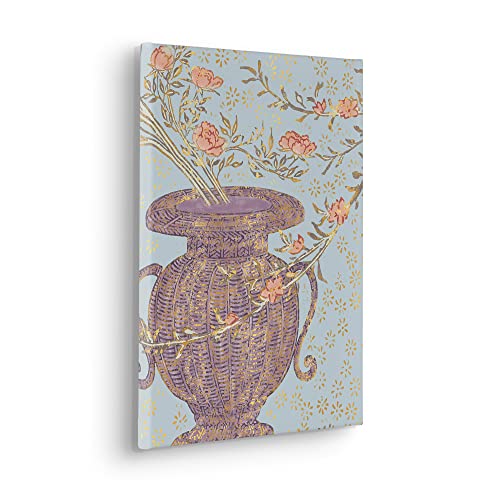 Komar Keilrahmenbild im Echtholzrahmen - Anubis Vase - Größe 30 x 40 cm - Wandbild, Kunstdruck, Wanddekoration, Design, Wohnzimmer, Schlafzimmer von Komar
