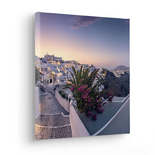Komar Keilrahmenbild im Echtholzrahmen - Fira to Oia - Größe 30 x 30 cm - Bild, Leinwandbild, Landschaftsmotiv, Wohnzimmer, Schlafzimmer Komar Keilrahmenbild im Echtholzrahmen - Fira to Oia - Größe 30 x 30 cm - Bild, Leinwandbild, Landschaftsmotiv, Wohnzimmer, Schlafzimmer von Komar