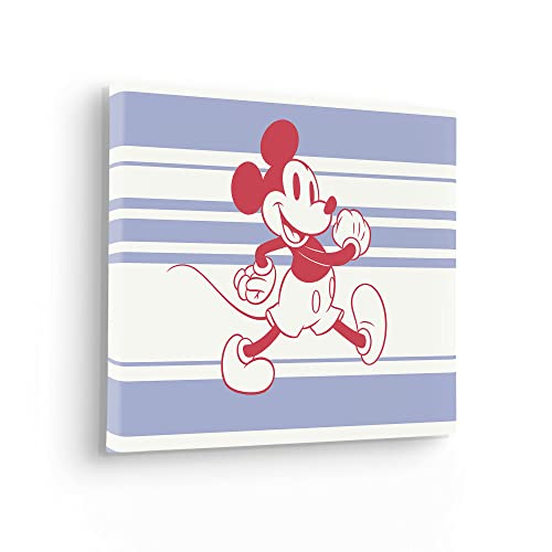 Komar Keilrahmenbild im Echtholzrahmen - Mickey Wonderful Live - Größe 30 x 40 cm - Disney, Kinderzimmer, Wandbild, Kunstdruck, Wanddekoration, Design von Komar