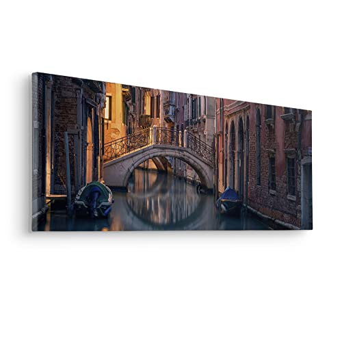 Komar Keilrahmenbild im Echtholzrahmen - Night Cruise - Größe 90 x 30 cm - Bild, Leinwandbild, Landschaftsmotiv, Wohnzimmer, Schlafzimmer Komar Keilrahmenbild im Echtholzrahmen - Night Cruise - Größe 90 x 30 cm - Bild, Leinwandbild, Landschaftsmotiv, Wohnzimmer, Schlafzimmer von Komar