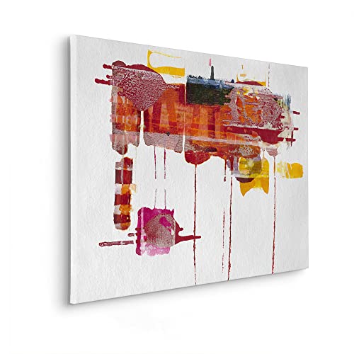 Komar Keilrahmenbild im Echtholzrahmen - Ruby Red - Größe 60 x 90 cm - Wandbild, Kunstdruck, Wanddekoration, Design, Wohnzimmer, Schlafzimmer von Komar