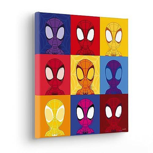 Komar Keilrahmenbild im Echtholzrahmen - Spidey Symmetry - Größe 30 x 30 cm - Bild, Leinwandbild, Marvel, Kinderzimmer, bunt Komar Keilrahmenbild im Echtholzrahmen - Spidey Symmetry - Größe 30 x 30 cm - Bild, Leinwandbild, Marvel, Kinderzimmer, bunt von Komar