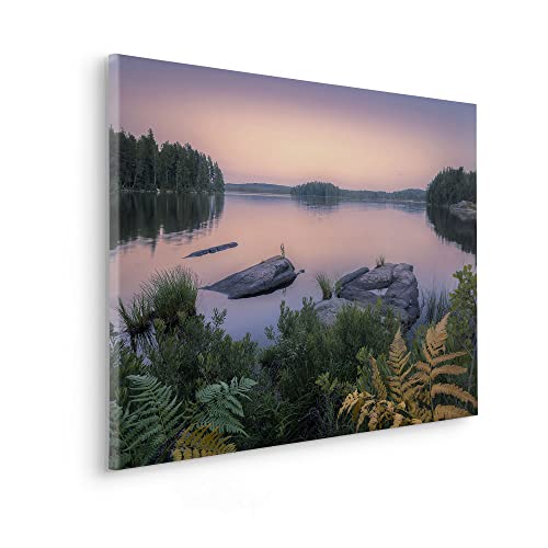 Komar Keilrahmenbild im Echtholzrahmen - Swedish Blues - Größe 90 x 60 cm - Bild, Leinwandbild, Landschaftsmotiv, Wohnzimmer, Schlafzimmer Komar Keilrahmenbild im Echtholzrahmen - Swedish Blues - Größe 90 x 60 cm - Bild, Leinwandbild, Landschaftsmotiv, Wohnzimmer, Schlafzimmer von Komar