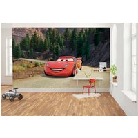 Komar Kindertapete "Disney and Pixar Cars Every Road has a Story", bedruckt von Komar