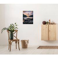 Komar Leinwandbild "Golden Eye - Größe 30 x 40 cm", Baum-Blätter-Natur-Berge-Blumen-Foto-Jahreszeiten-Landschaft-Meer-Strand-Palmen, (Packung, 1 St.), Keilrahmenbild mi Echtholzrahmen von Komar