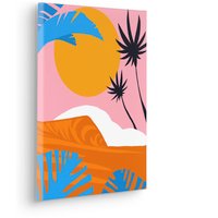 Komar Leinwandbild "Island Hopping - Größe 30 x 40 cm", Natur, (1 St.), Keilrahmenbild mi Echtholzrahmen von Komar