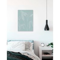 Komar Leinwandbild "Minty Green - Größe 40 x 60 cm" Natur 1 Stk. tlg. Keilrahmenbild mi Echtholzrahmen von Komar