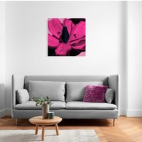 Komar Leinwandbild "Pink Fusion - Größe 60 x 60 cm" Natur 1 Stk. tlg. Keilrahmenbild mi Echtholzrahmen von Komar