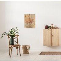 Komar Leinwandbild "Pressed Reed - Größe 30 x 40 cm", Natur, (1 St.), Keilrahmenbild mi Echtholzrahmen von Komar