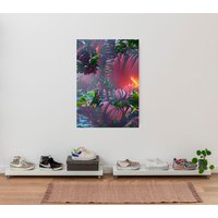 Komar Leinwandbild "Rockabilly - Größe 40 x 60 cm", Natur, (1 St.), Keilrahmenbild mi Echtholzrahmen von Komar