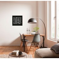 Komar Leinwandbild "Typo Naughty Binary - Größe 40 x 40 cm", Natur, (1 St.), Keilrahmenbild mi Echtholzrahmen von Komar