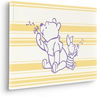 Komar Leinwandbild "Winnie the Pooh Dandelions - Größe 40 x 60 cm", Natur, (1 St.), Keilrahmenbild mi Echtholzrahmen von Komar