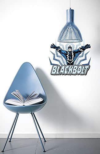 Komar Marvel Wandtattoo Blackbolt Comic Classic - 50 x 70 cm (Breite x Höhe) - 1 Teile - König von Attilan, Deco-Sticker, Wandaufkleber, Wandsticker, Wanddeko, Kinderzimmer - 14082h von Komar