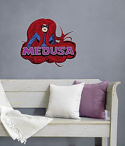 Komar Marvel Wandtattoo Medusa Comic Classic - 50 x 70 cm (Breite x Höhe) - 1 Teile - Deco-Sticker, Wandaufkleber, Wandsticker, Wanddeko, Kinderzimmer - 14081h von Komar
