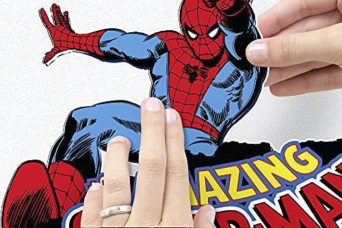 Komar Marvel Wandtattoo Spider-Man Comic Classic - 50 x 70 cm (Breite x Höhe) - 1 Teile - Deco-Sticker, Wandaufkleber, Wandsticker, Wanddeko, Kinderzimmer - 14077h von Komar
