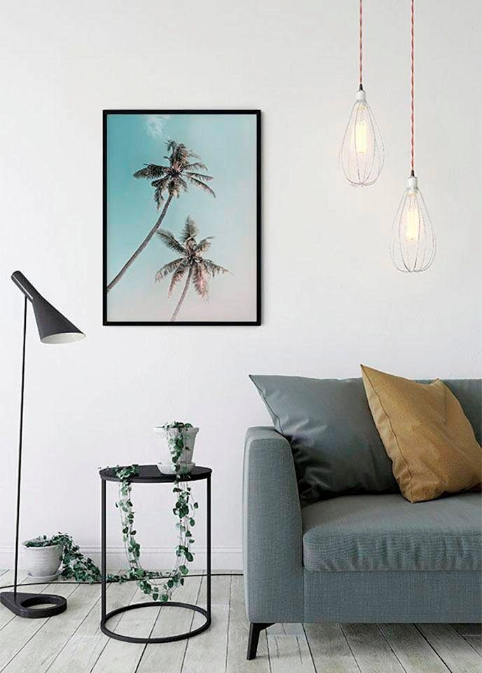 Komar Poster Miami Palms, Blätter, Pflanzen (1 St), Kinderzimmer, Schlafzimmer, Wohnzimmer von Komar
