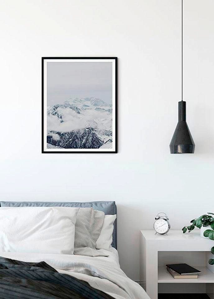 Komar Poster Mountains Clouds, Natur (1 St), Kinderzimmer, Schlafzimmer, Wohnzimmer von Komar