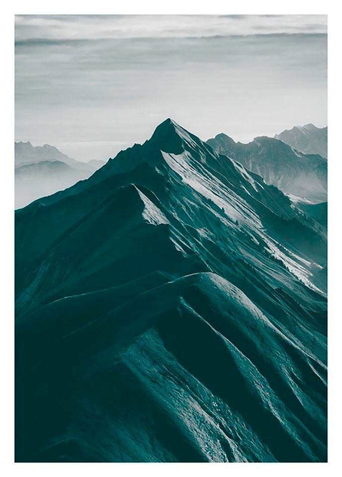Komar Bild Mountain Top, Natur (1 St), Wandbild zur Dekoration - ohne Rahmen von Komar