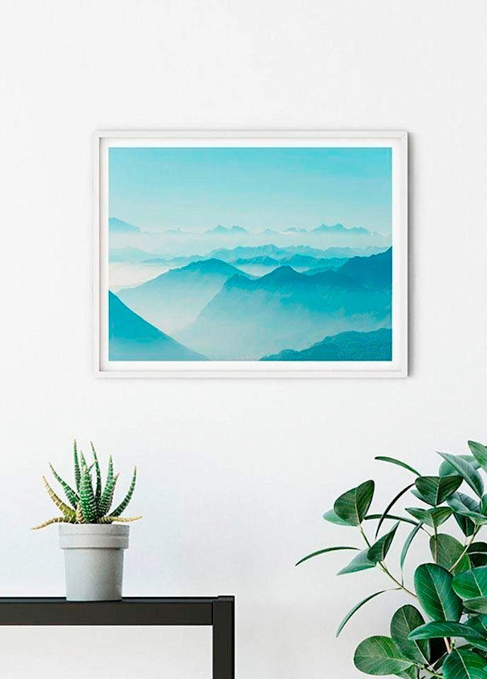 Komar Bild Mountain View, Natur (1 St), Wandbild zur Dekoration - ohne Rahmen von Komar