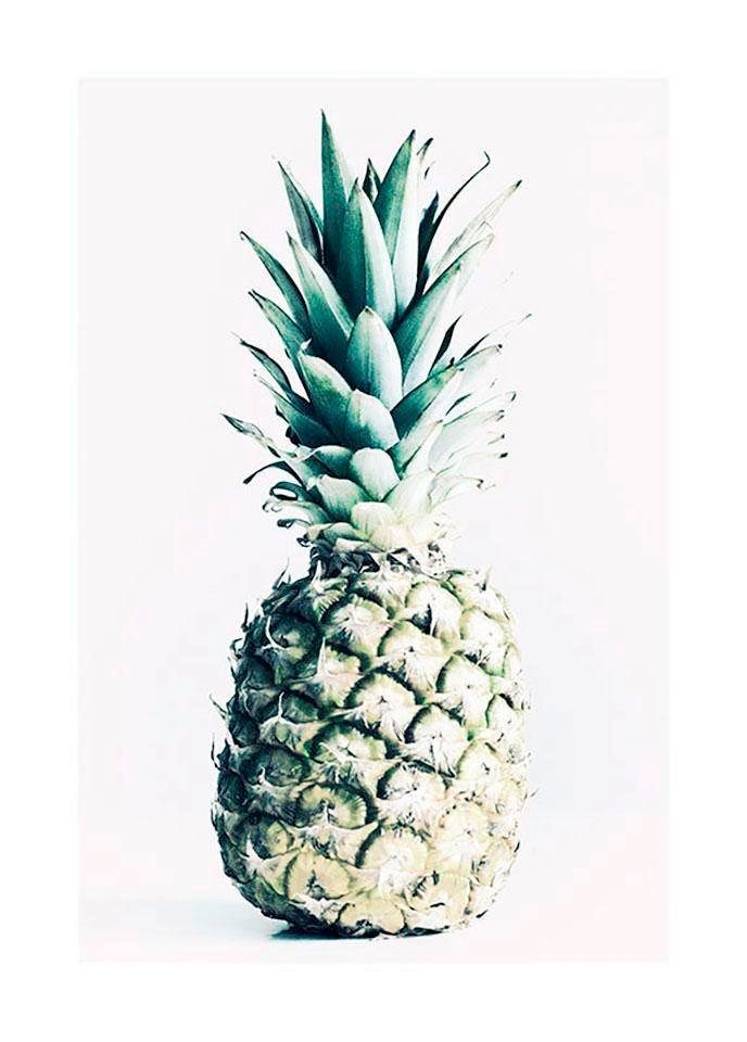Komar Bild Pineapple, Obst (1 St), Wandbild zur Dekoration - ohne Rahmen von Komar