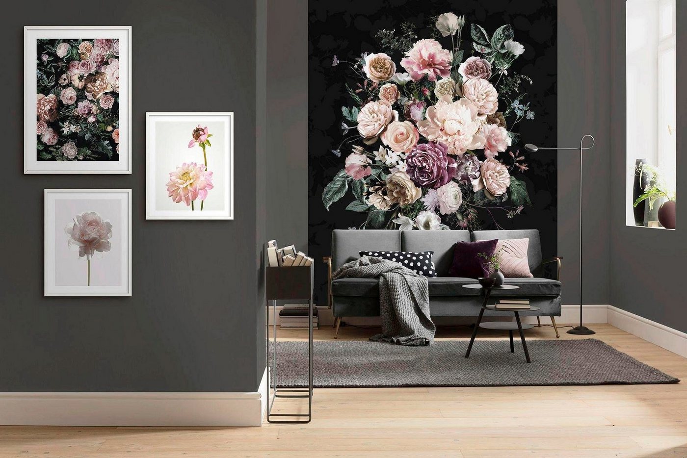 Komar Bild Rose, Blumen (1 St), Wandbild zur Dekoration - ohne Rahmen von Komar