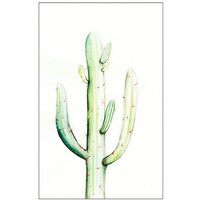 Komar Poster "Saguaro Watercolor", Pflanzen-Blätter, (1 St.) von Komar
