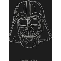 Komar Poster "Star Wars Lines Dark Side Vader", Star Wars, (1 St.) von Komar