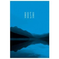 Komar Poster "Word Lake Hush Blue", Natur, (1 St.) von Komar